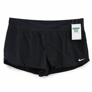 Nike Women XL Black Running Shorts Built In Liner Athletic Gym Training